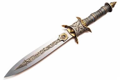 dagger , highly detailed, isolated on white, clipart,