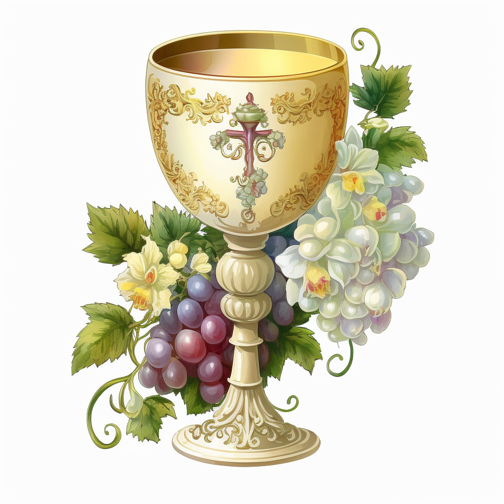 beautiful first communion chalice clipart white background - Clip Art ...