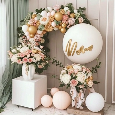 Mother's Day decoration: Set up some Mother's Day-themed decorations in the live broadcast room, such as balloons, bouquets, Mother's Day greeting cards, etc., so that the audience can feel warm and caring. Soft furnishing collocation: Use elegant and soft colors for soft furnishing collocation, such as pink, off-white, light yellow, etc. At the same time, choose some high-end and comfortable furniture and decorations, such as plush carpets, sofas, pillows, etc., to create a warm and elegant spa