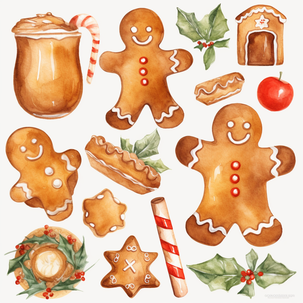 gingerbread man cliparts