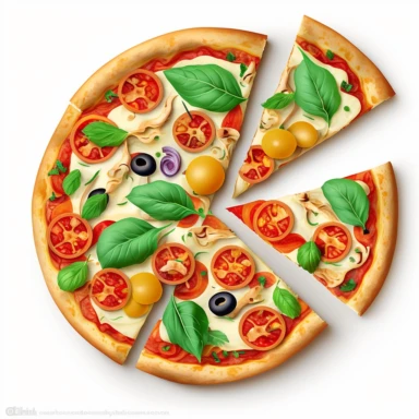 clipart Pizza Italian food, white background
