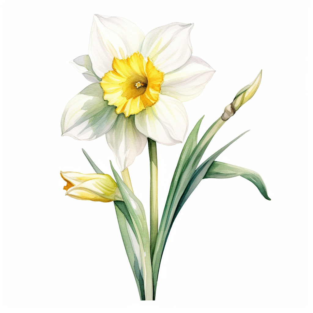 daffodils clipart