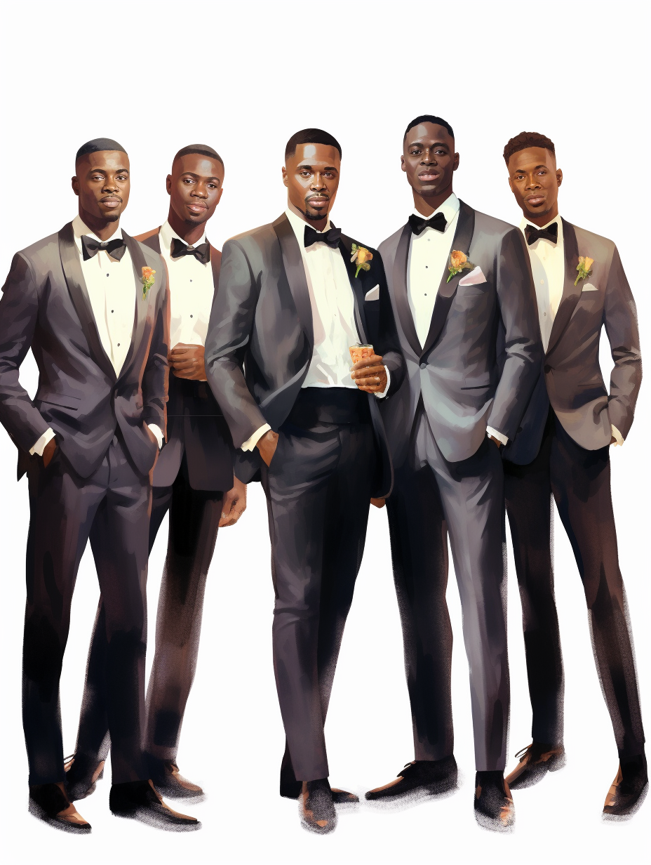 groomsmen cliparts