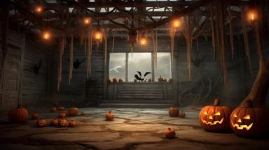 Halloween for Holiday clip art realistic photography, Higher coherence, Improved sharpness, accuracy, perfect look, perfect lighting, center of frame, ultra HD, 8k, Full body, OC renderer, sweet,sweet, dynamic background,(no unwanted borders or text artifacts)