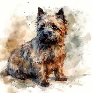 Watercolor, Cairn Terrier Dog clipart, AMAZINGLY ARTISTIC AND HIGH-QUALITY, animal clipart, WATERCOLOR ART, CUTE DOG, ONE DOG IN ONE IMAGE, HIGH QUALITY