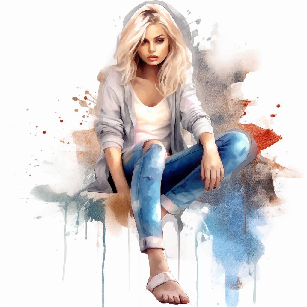 blond hair cliparts