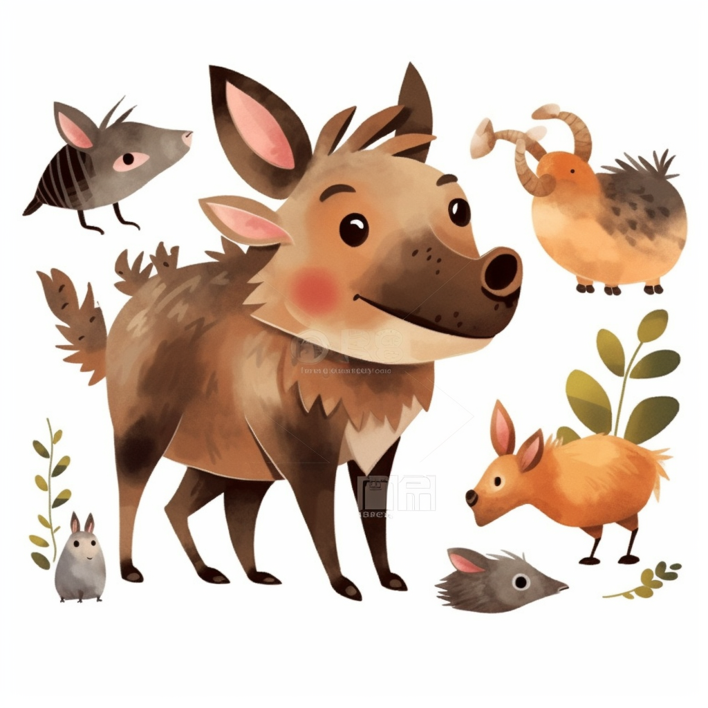 dribbling animal cliparts