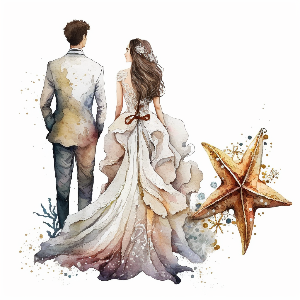 nautical wedding cliparts