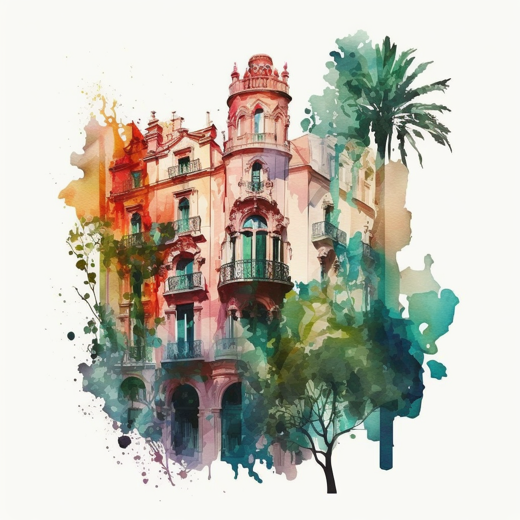 barcelona cliparts