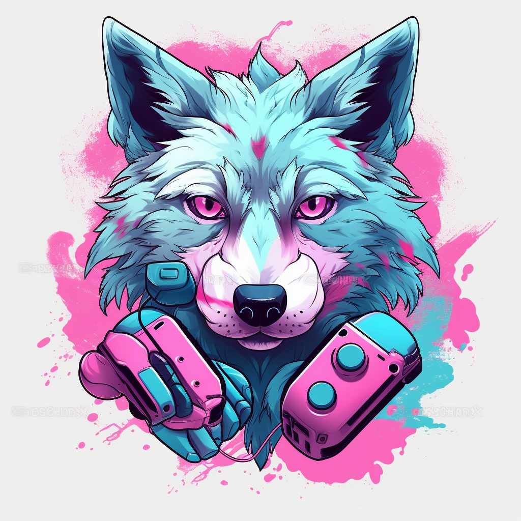 cartoon wolf clipart