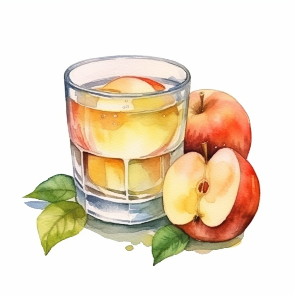 apple juice clipart