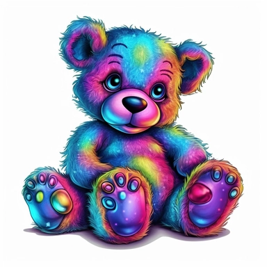 vivid teddy bear clipart