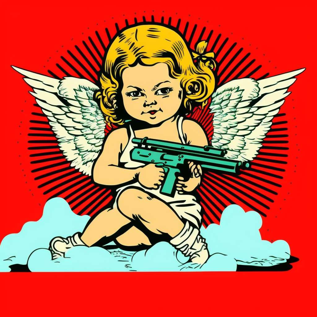 animated cliparts gun