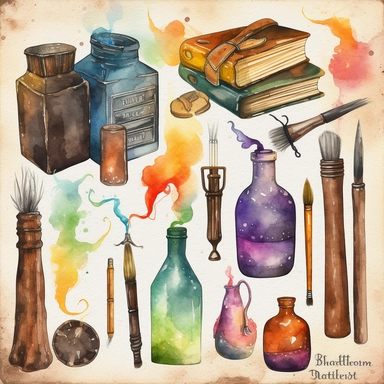 watercolour clipart,digital watercolor,free commercial use,individual elements,instant download,Magic school clipart,harry potter bundle,Halloween clipart,Witch Wizard png,wizarding school,Wands Potions Keys,magic clip art,boho retro old