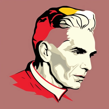 modern clipart of Bishop Fulton J. Sheen