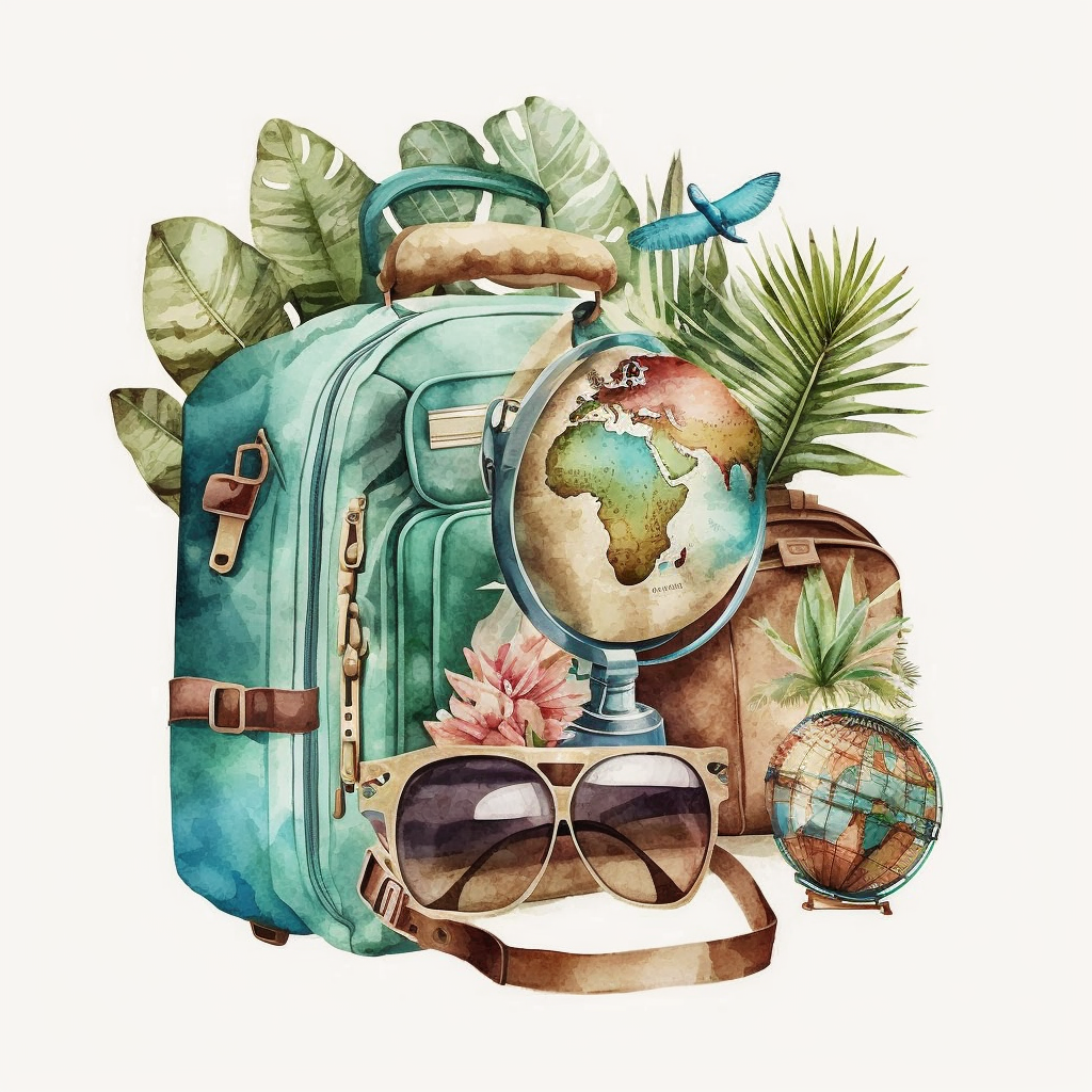 cliparts travel luggage
