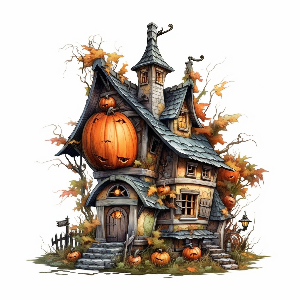 horror house cliparts