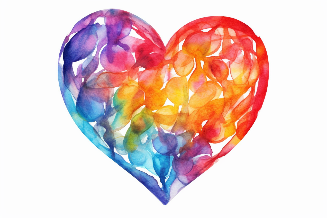 intertwined hearts cliparts