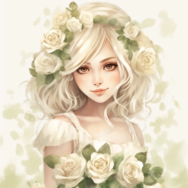 beautiful bride, rose garden watercolor clipart, strybk, full picture, 4k, sharp focus, watercolor, silky soft skin, symmetry, soft lighting, detailed face, concept art, muted color, watercolor style, strybk, chibi kawaii, Octane rendering, 3d, A perfect face, a delicate face, a delicate face, perfect sharp lips, delicate eyes, Craig Davison, Aubrey Beardsley, Conrad Roset, Aikut Aidogdu, Agnes Cecil, watercolor style, Desaturated Colors, ultra realistic animals, Low contrast, Low saturation, Pa