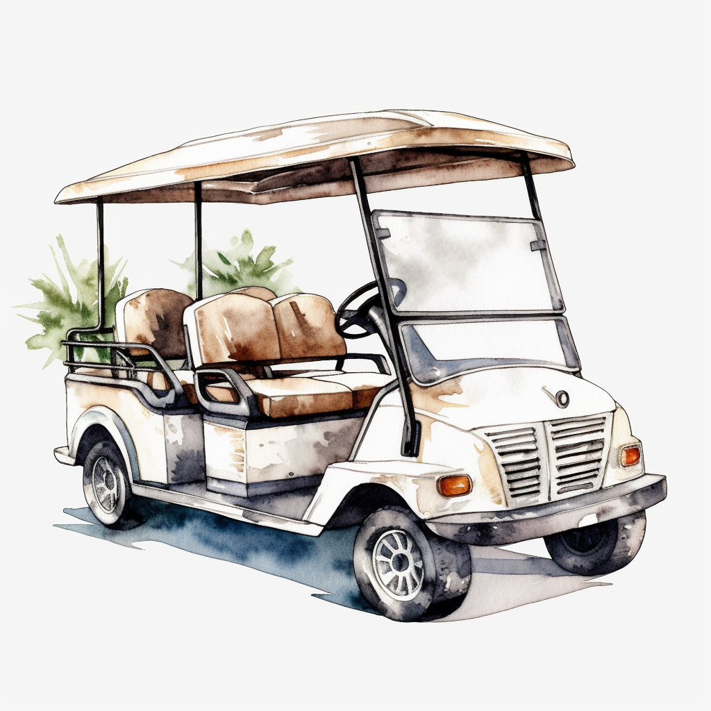 golf cart clipart