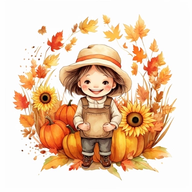 Happy fall y'all clipart,White backgroun - @Royeldesk Digital Agency (fast)