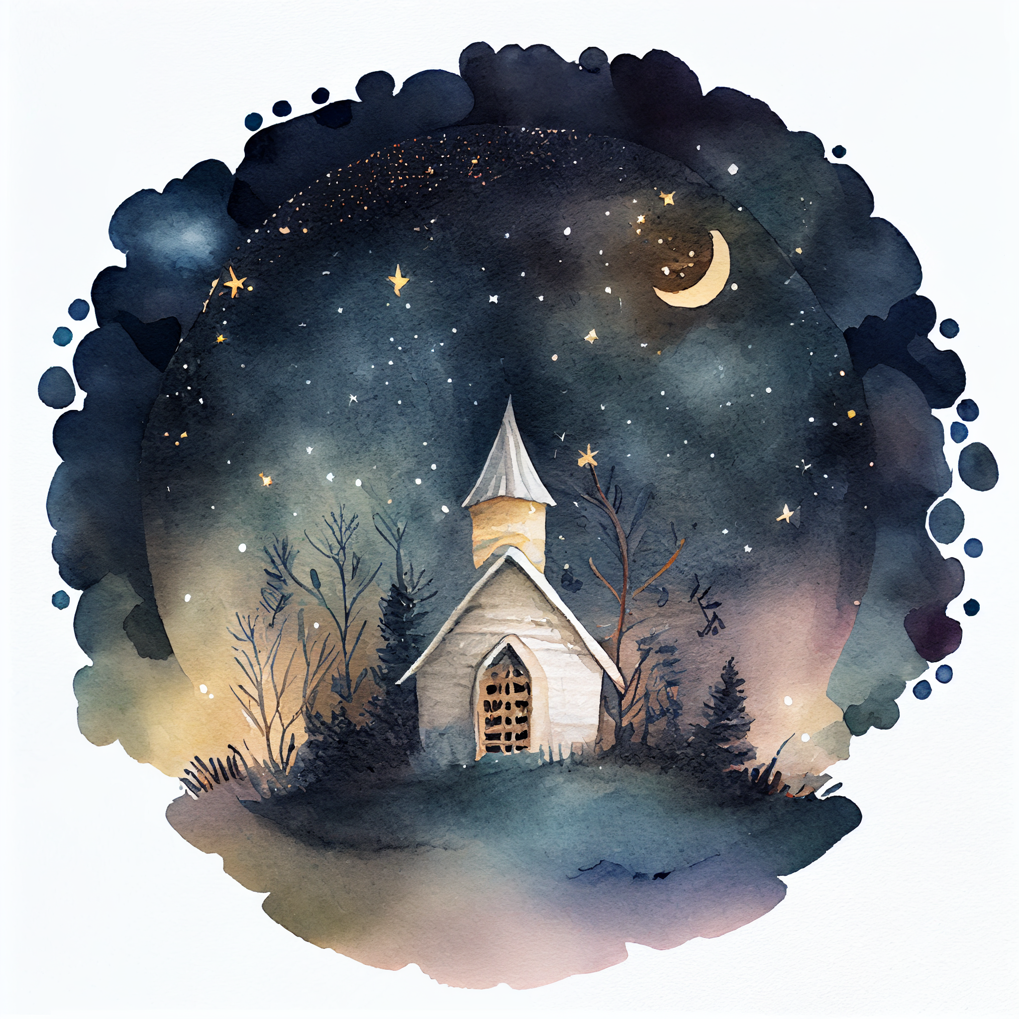 christmas church cliparts