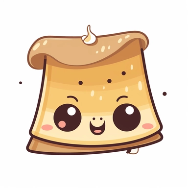 kawaii clipart of Crepe