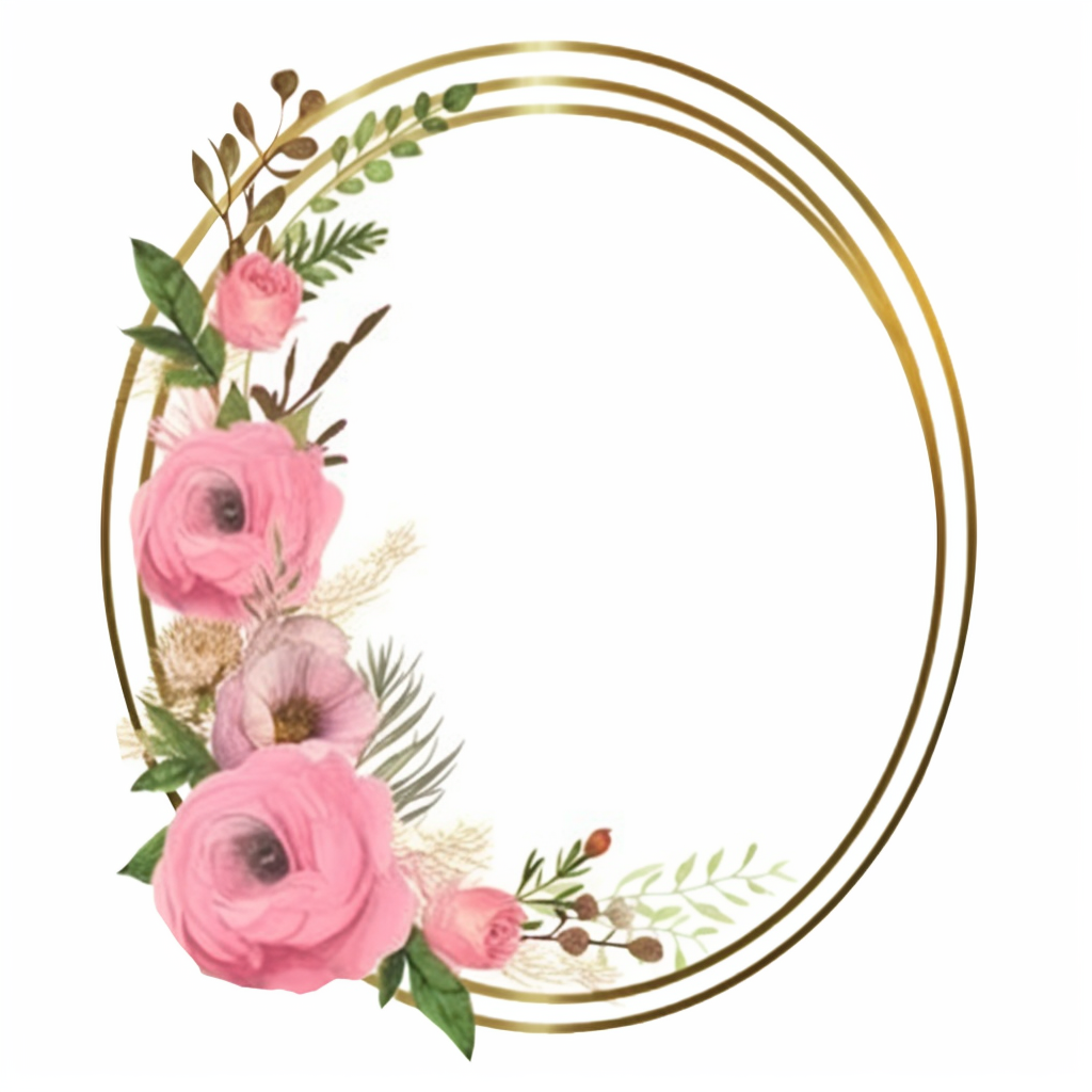 glitter flowers cliparts