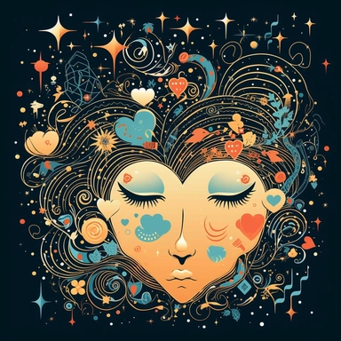 beautiful dreamy artwork for t shirt graphic, beautiful dreamy artwork for t shirt graphic, Imagine a world where gratitude fills our hearts, radiating positivity and contentment.dreamy, fireworks of MUSIC NOTES and scrolls, CONTOUR, VECTOR IMAGE, FLAT , simple, sharp, detailed, clipart