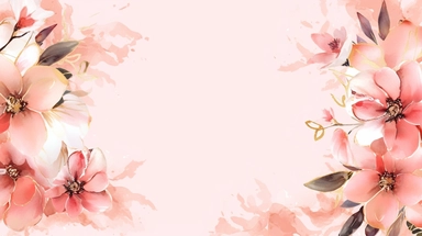 a simple gorgeous aesthetic vintage gold diamond-shape picture frame with minimal flowers border around outside the frame on soft pink background clipart, watercolor painting realistic, high quality, vibrant, Vicente Romero Redondo, Willem van Aelst