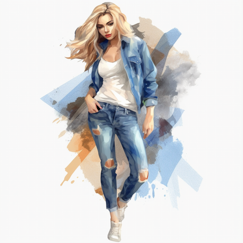 blonde haired cliparts