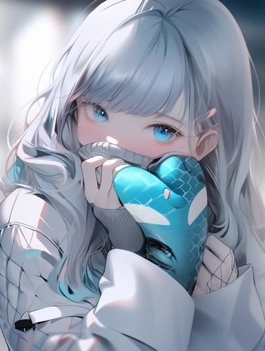 manga artist anime pretty girls clipart cute girl uhd wallpaper, in the style of light silver and dark cyan, colorful realism, charles spencelayh, rachel maclean, realistic chiaroscuro, 32k uhd, wavy