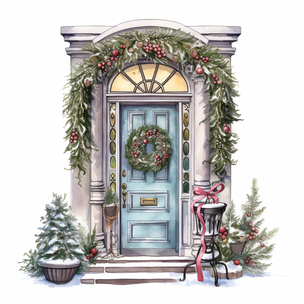 front door clipart
