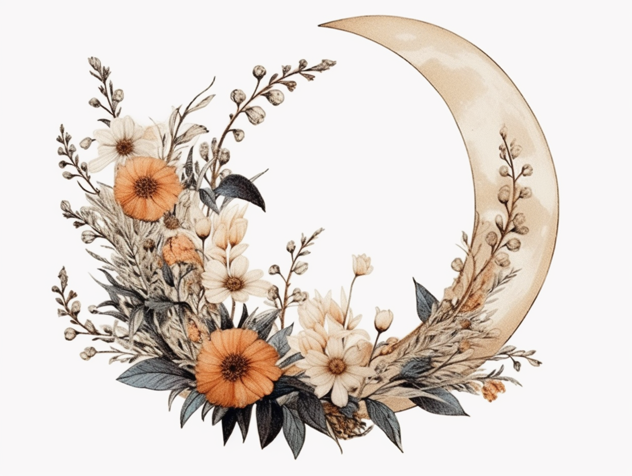 crescent shape cliparts