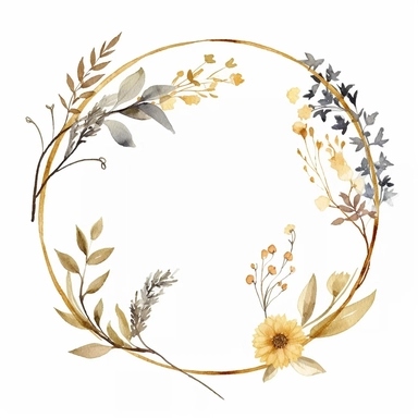 A watercolor Wild small delicate dried Flower Clipart Wreat, well-drawn and well-defined quality stroke , 8k, neutral colors, flowers are separated one from the other, Boho Minimalist, extremely 8k quality, similar to adobestock, by Daniprint Etsy store