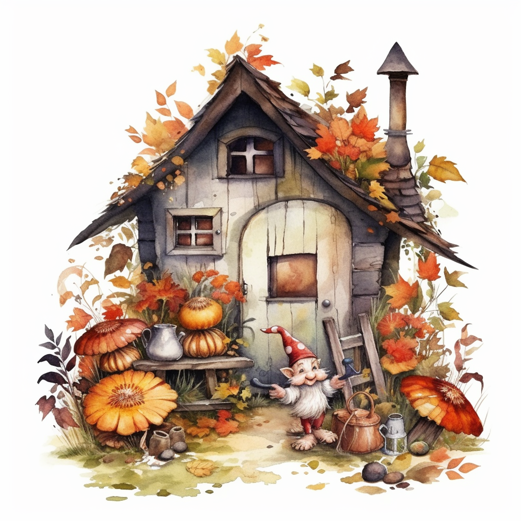 garden gnome cliparts