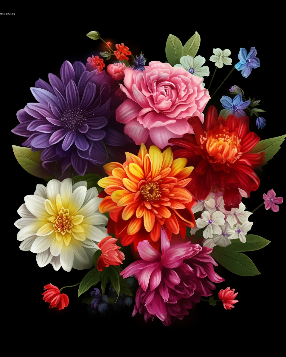 flower bunches cliparts