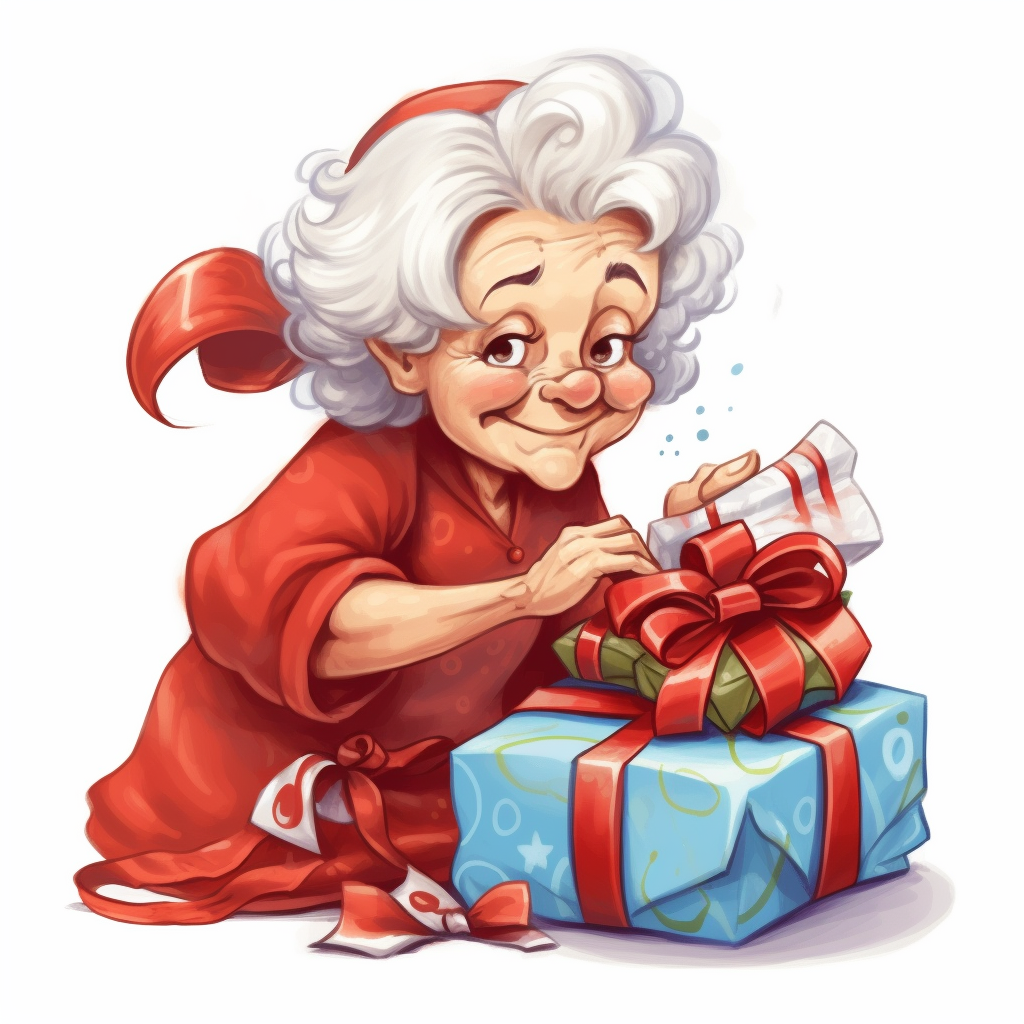 mrs claus clipart
