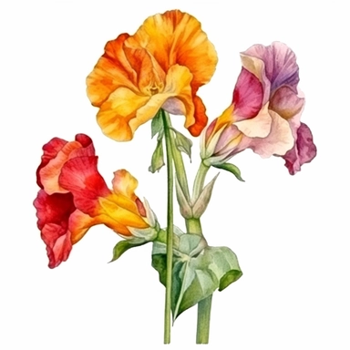 flower for headstones , Beautiful Watercolor Art, Charming, Isolated on White Background Floating on White Background, Crispy Details, Watercolor, High Resolution, High Quality Art, Clear, Vibrant, Rich Colors, Sharp, Vivid Details, 300 dpi, Clipart