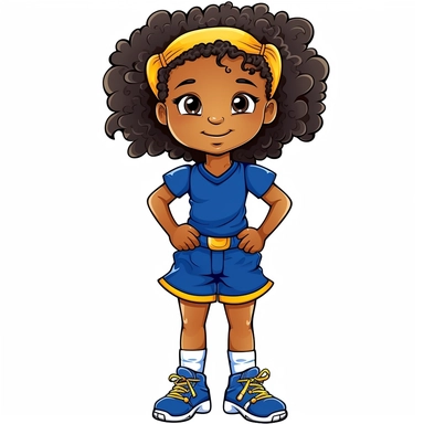 Royal blue shorts girl clipart, white t-shirt girl clipart, Fashion girl clipart, dark blue denim shorts Girl Clipart, African American clipart, Afro girls clipart, Dred locs girls clipart, royal blue and white t-shirt girl clipart, head-to-toe girls clipart, white dove on blue t-shirt clipart, confident girl clipart, beautiful black girl clipart