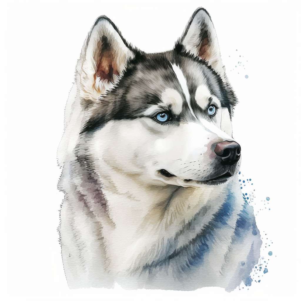 huskies cliparts
