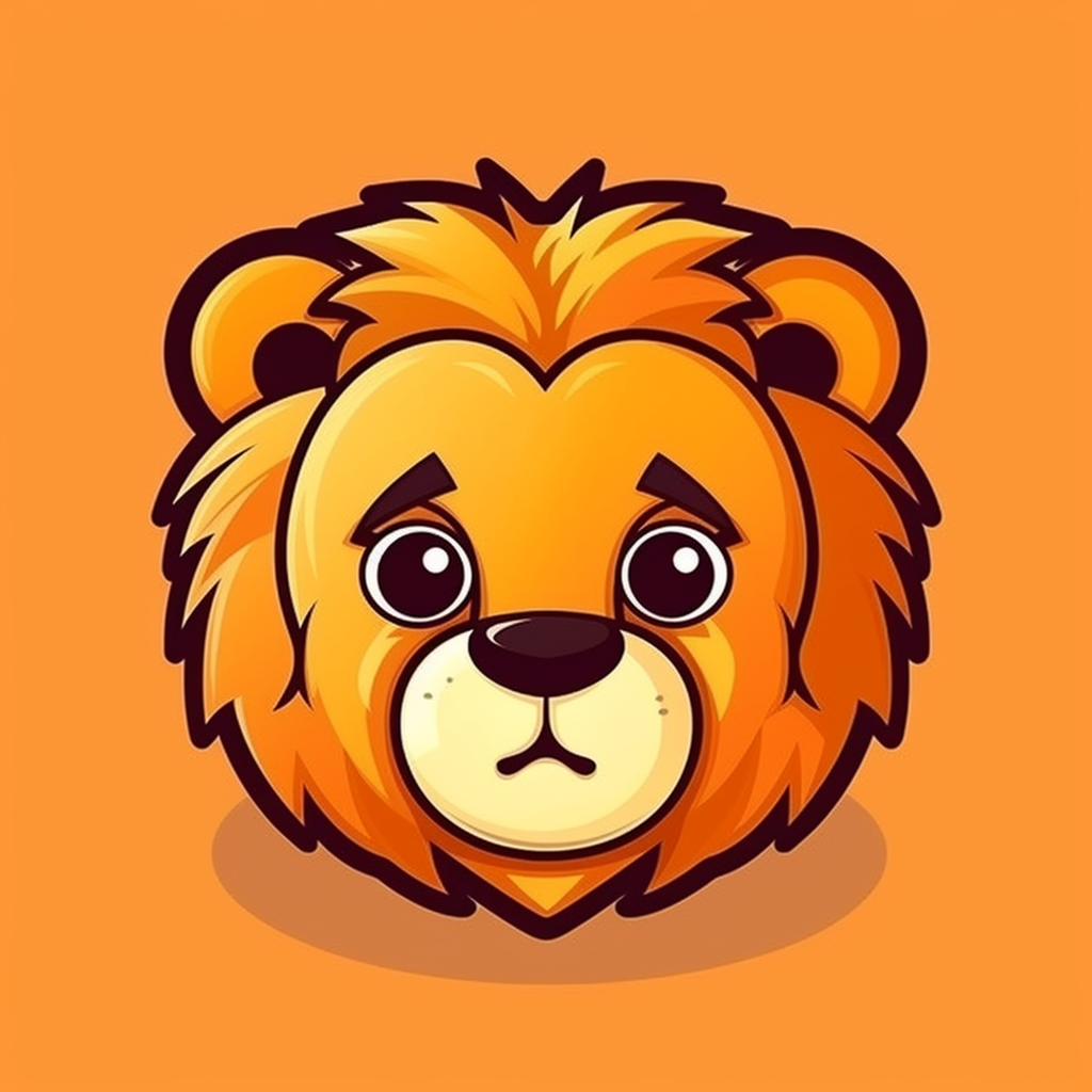 lion mascot clipart