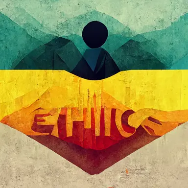 ethics, morality, moral psychology, value judgment, right and wrong behavior, ethics and christianity, people on streets, vector clipart, digital painting artwork 8k octane, simple digital illustration