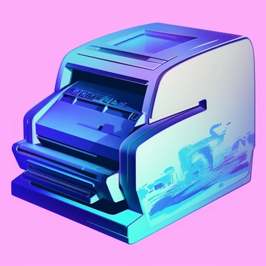 png printer clipart free clip arts, in the style of vaporwave, creative commons attribution, light violet and light blue, shang dynasty, slide film, cubo-futurism, windows xp