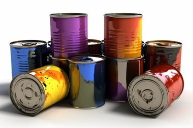 paint+cans , highly detailed, isolated on white, clipart,