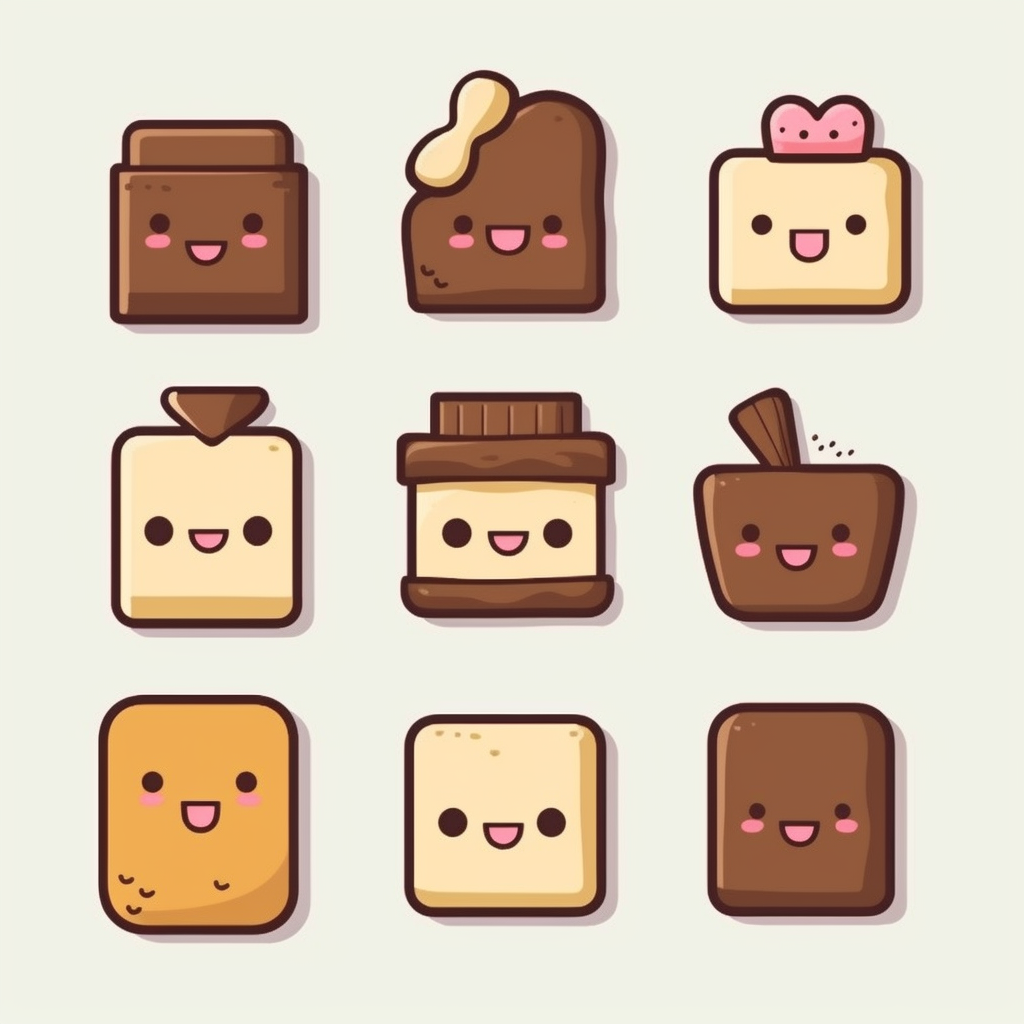 cute chocolate cliparts