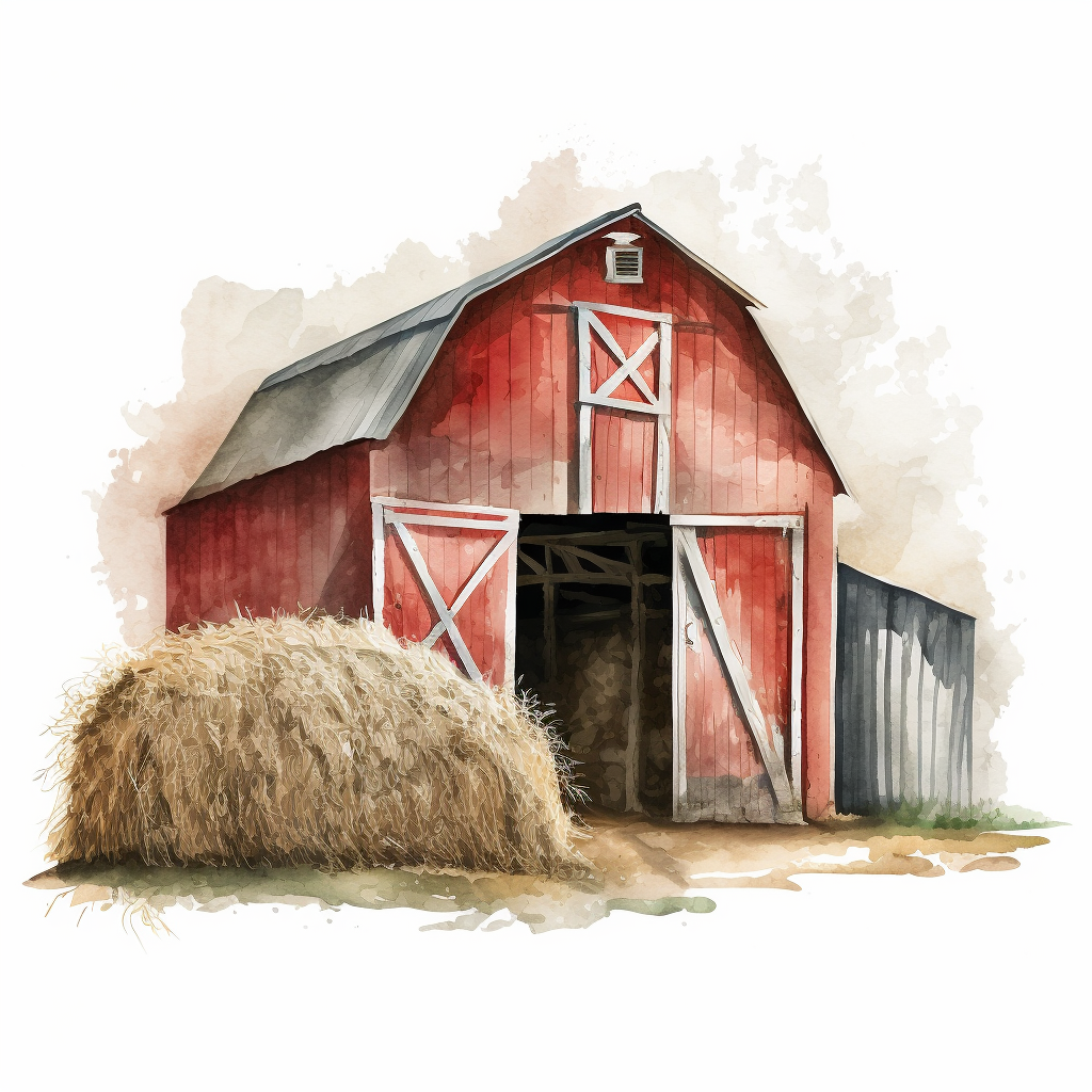 barn hay cliparts