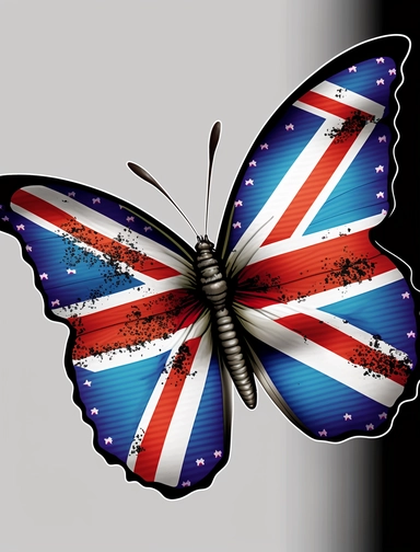 Britain's beloved butterfly clipart