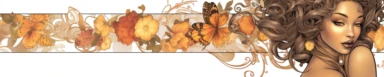 banner for an etsy shop that sells beautiful clipart and coloring pages and is very juvenile elegant aesthetic and fresh, style of alphonse mucha black girl inclusive, style of mariola budek, artistic