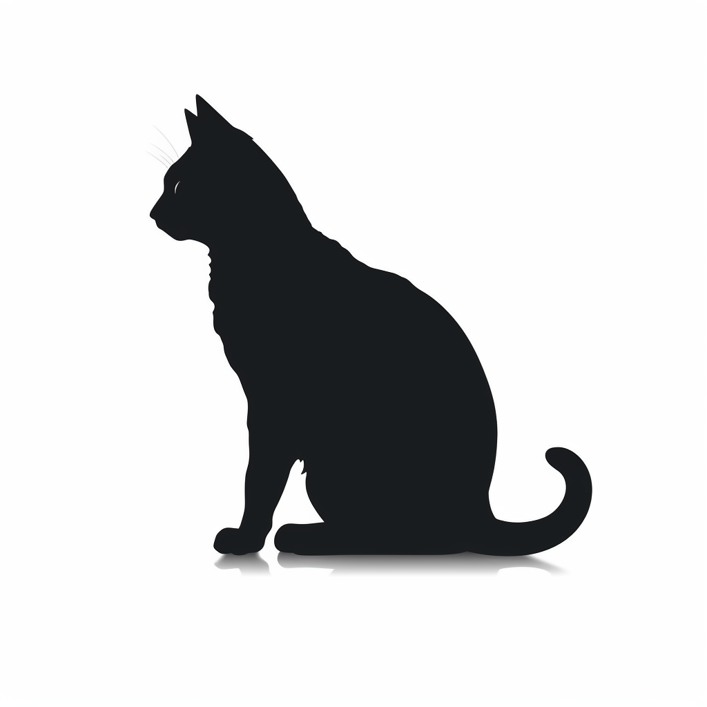 cat silhouette cliparts